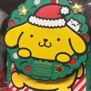 Loungefly Sanrio Pompompurin Christmas mini Backpack